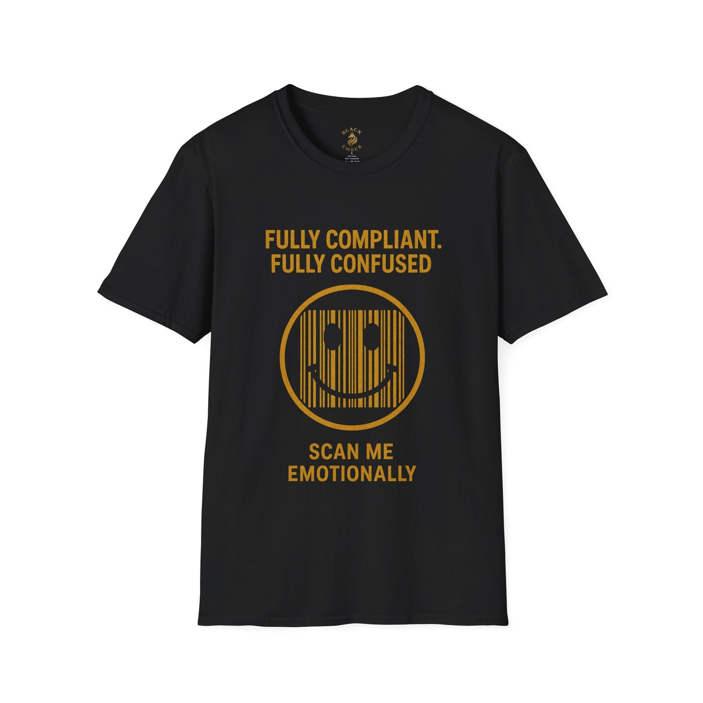 Comically Confused Unisex T-Shirt, Fun Graphic Tee, Quirky Humor Shirt, Casual Everyday Wear, Gift for Friends