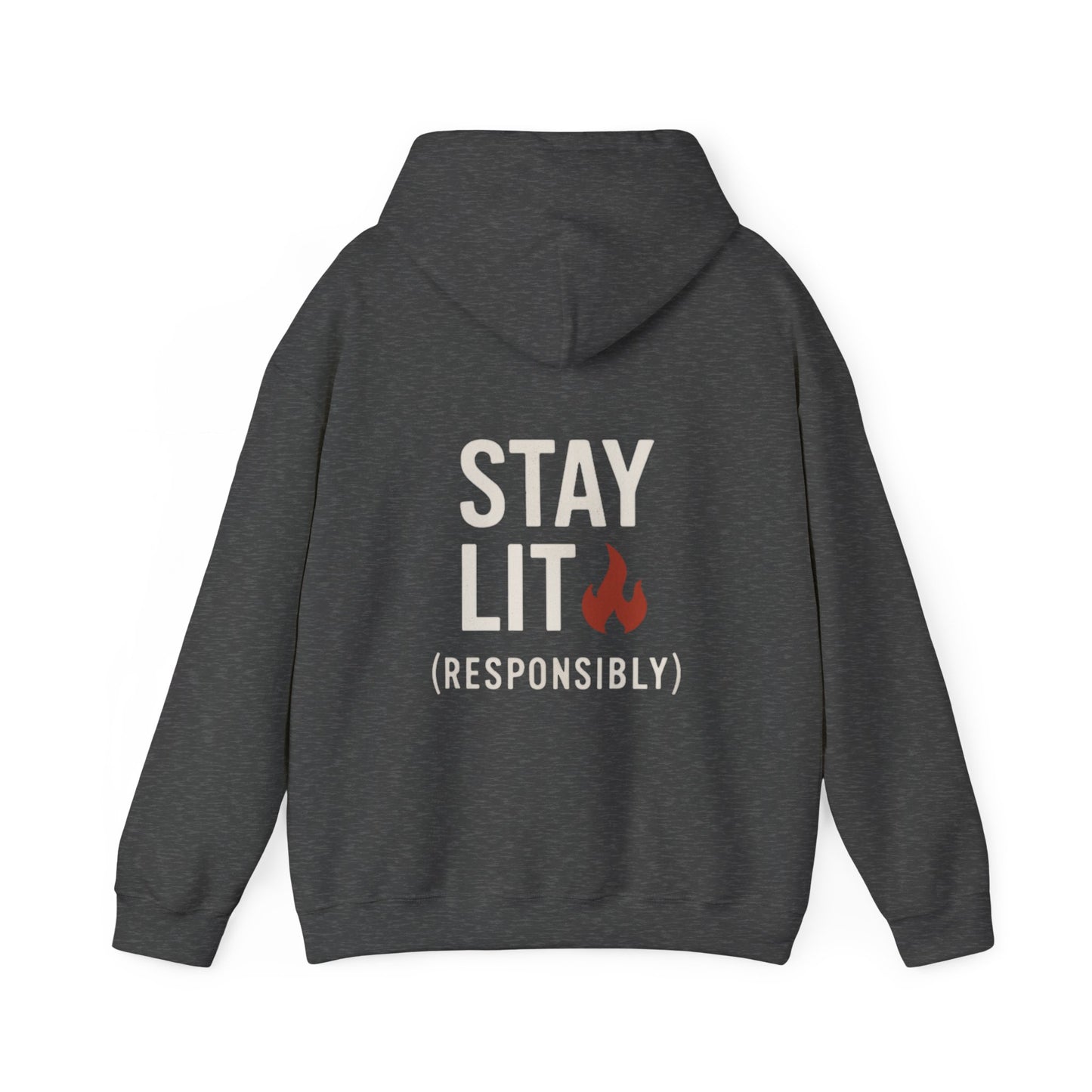 Black Ember Unisex Premium Hoodie - Stay Lit (responsibly)