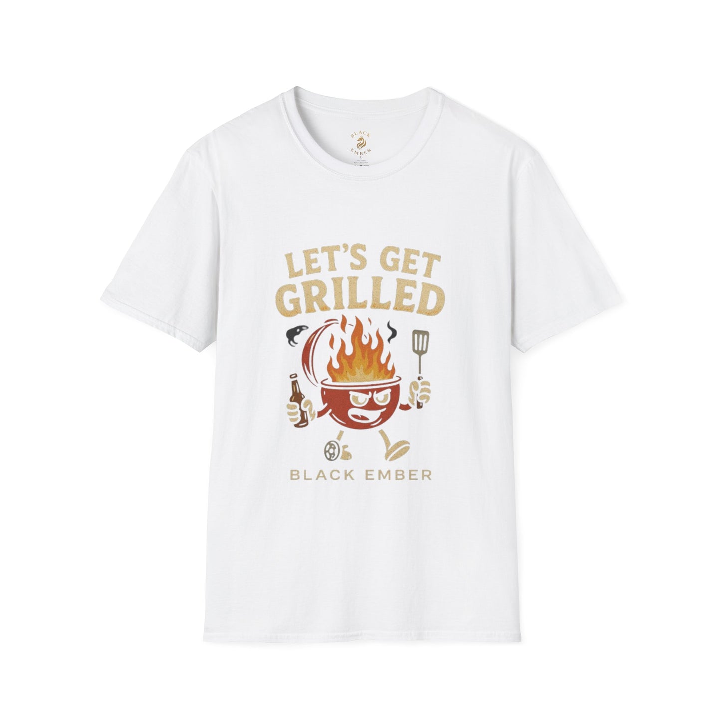 Let's Get Grilled - Black Ember T-shirt