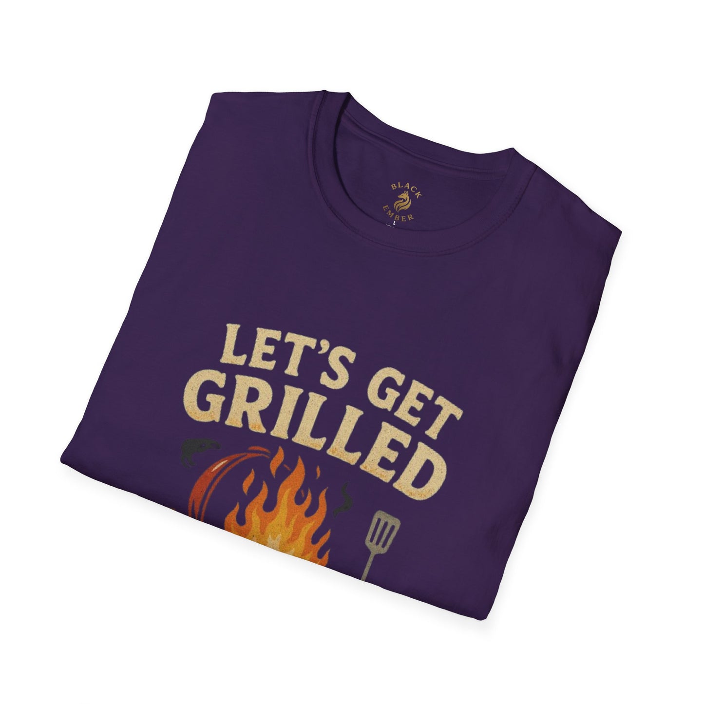Let's Get Grilled - Black Ember T-shirt