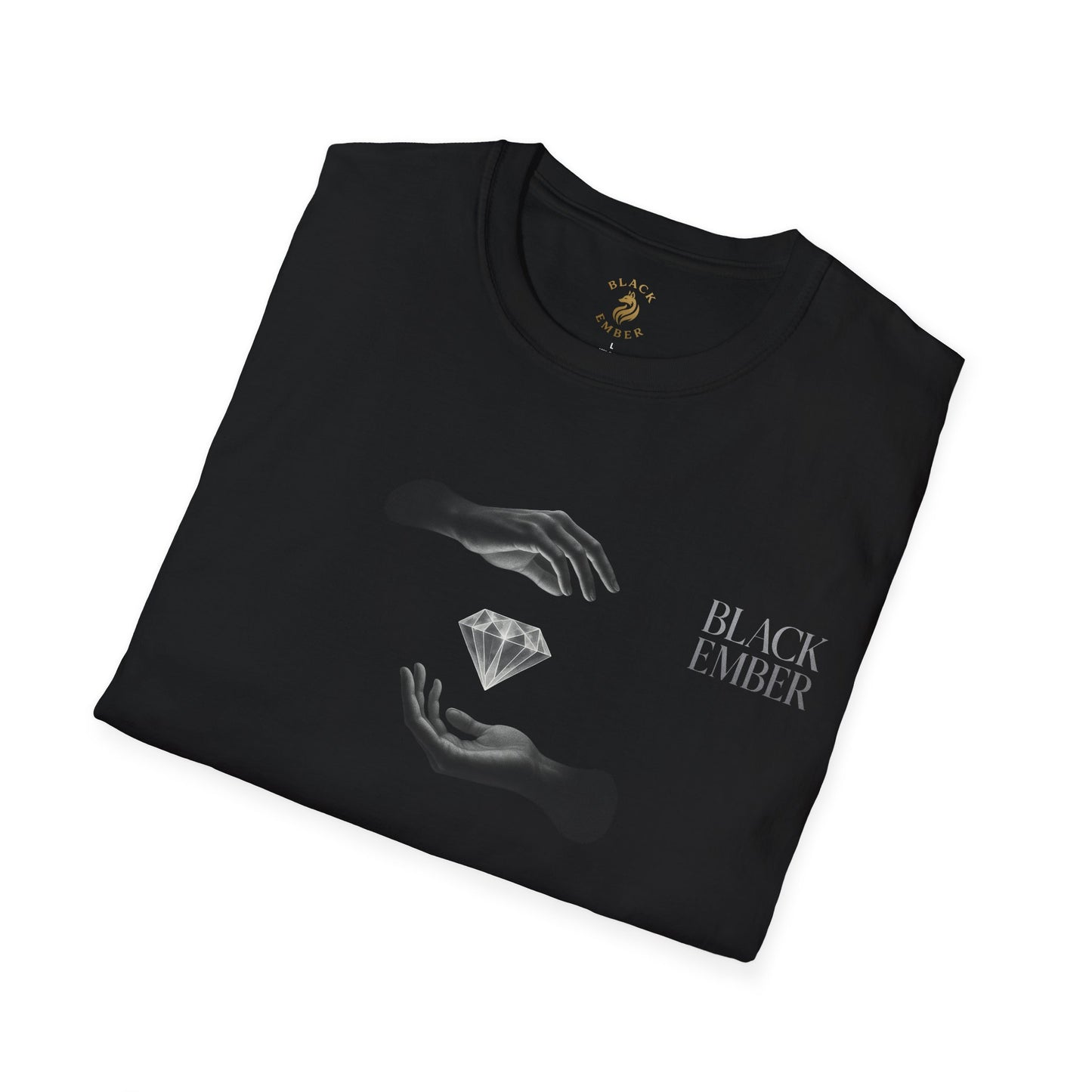 Black Ember - Diamond Unisex Softstyle T-Shirt |