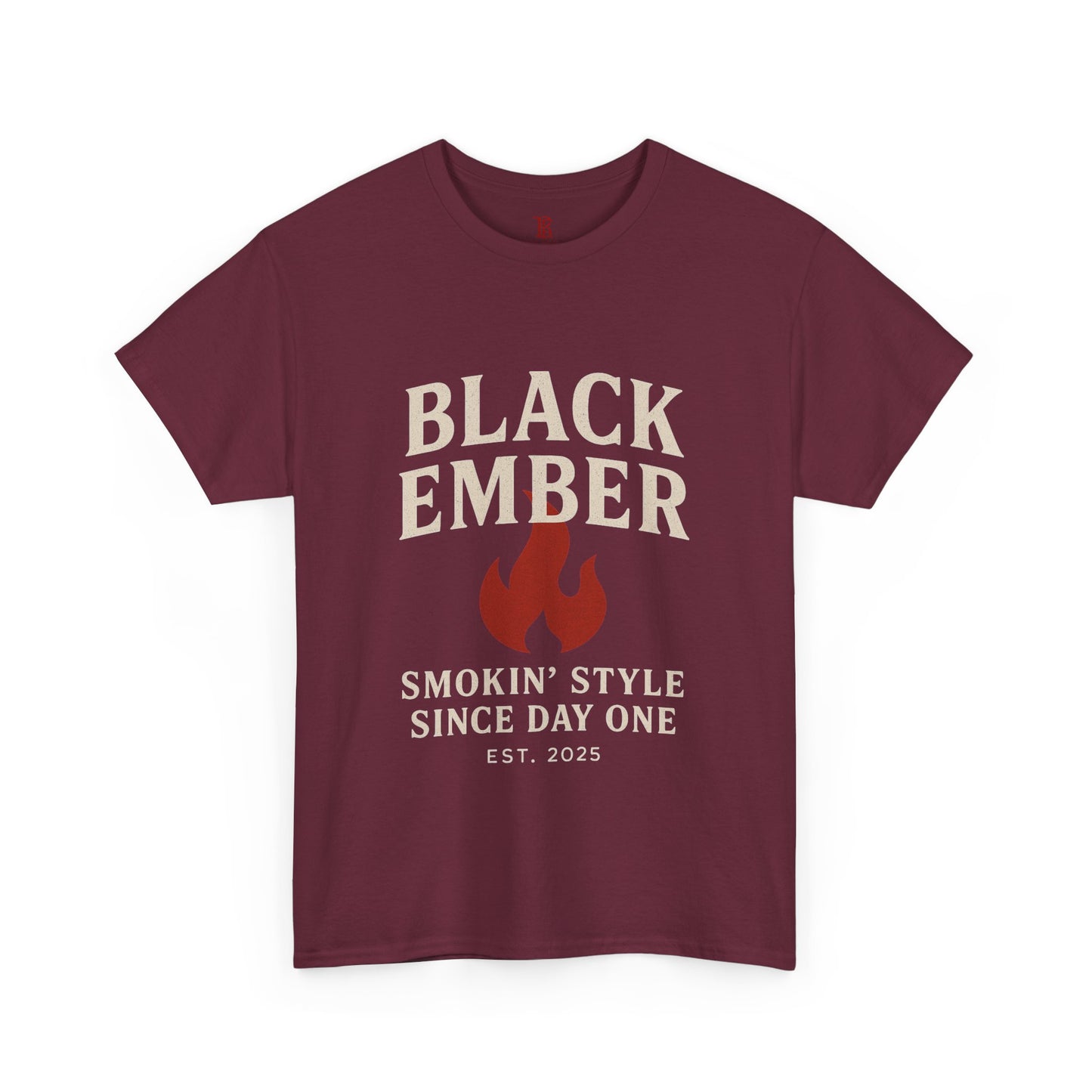 Smoky Style Unisex Tee | Black Ember Graphic Shirt, Casual Wear, Gift for Him, Streetwear, Summer Fashion, Trendy Outfit
