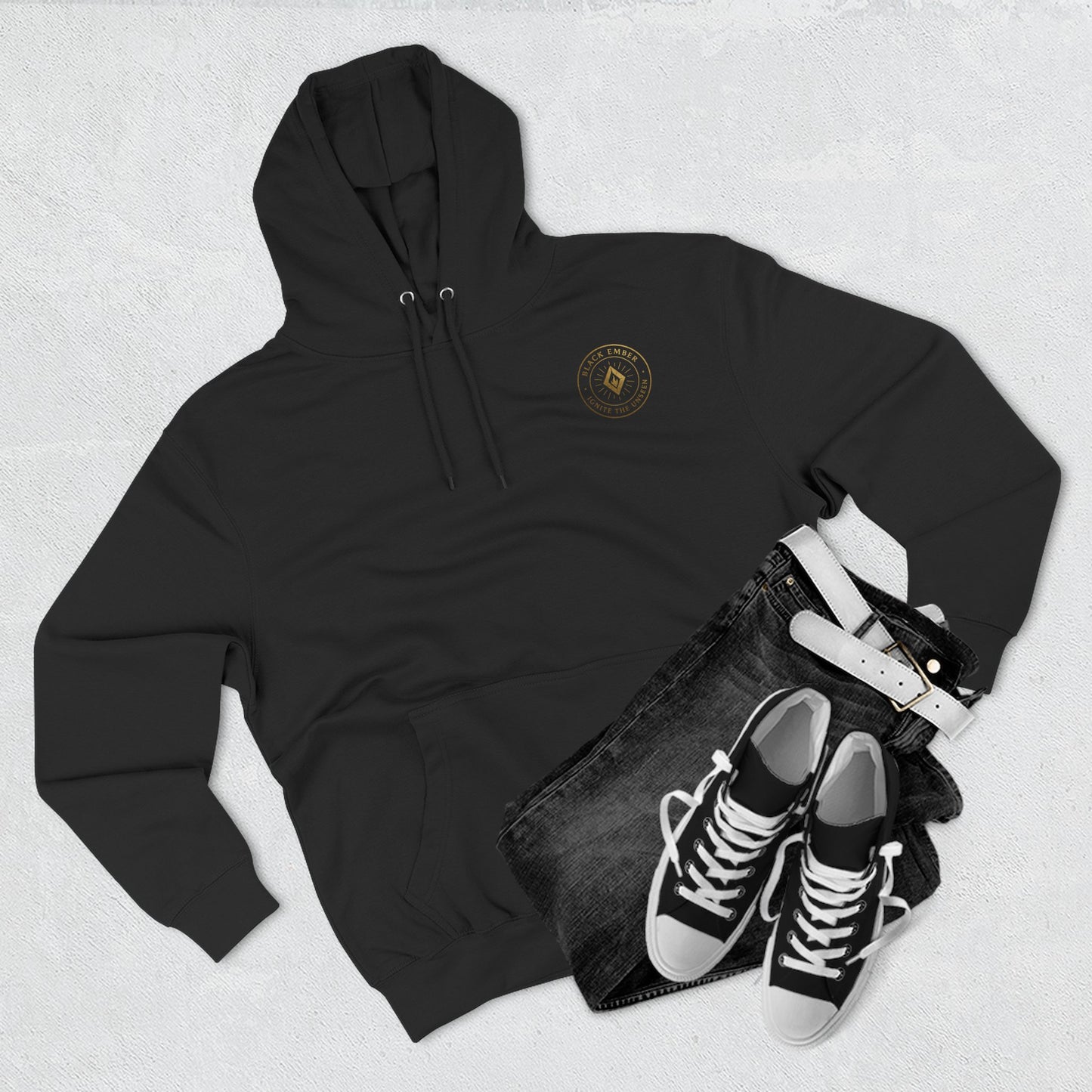 Three-Panel Hoodie - The Why Premium Hoodie