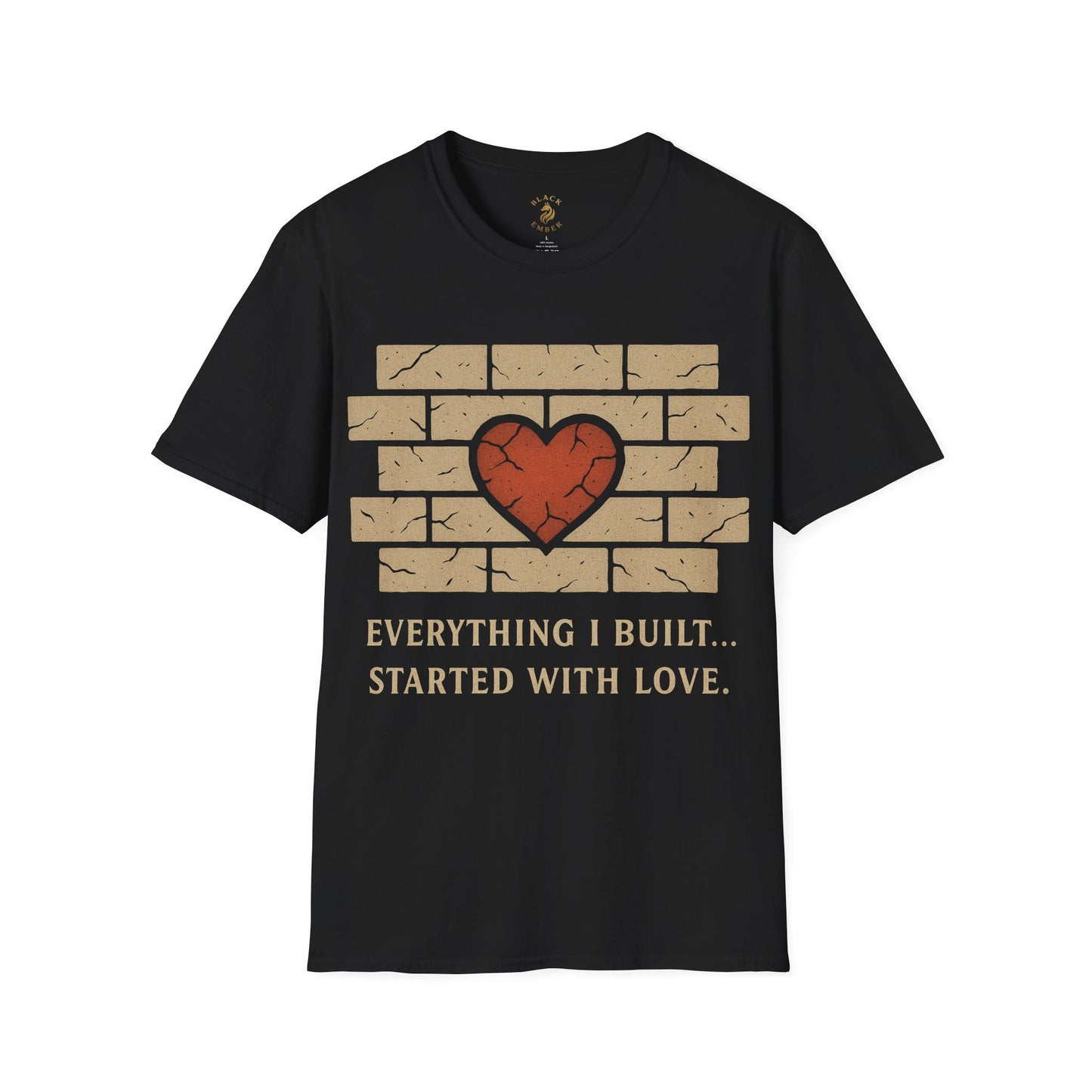 Heartfelt Love Unisex T-Shirt - Perfect for Birthdays, Anniversaries, Casual Wear, Gift for Loved Ones, Inspirational Tee
