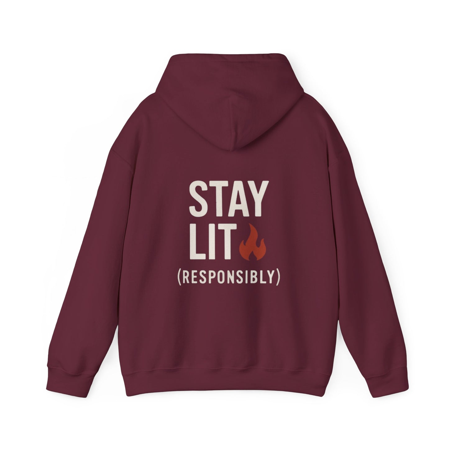Black Ember Unisex Premium Hoodie - Stay Lit (responsibly)