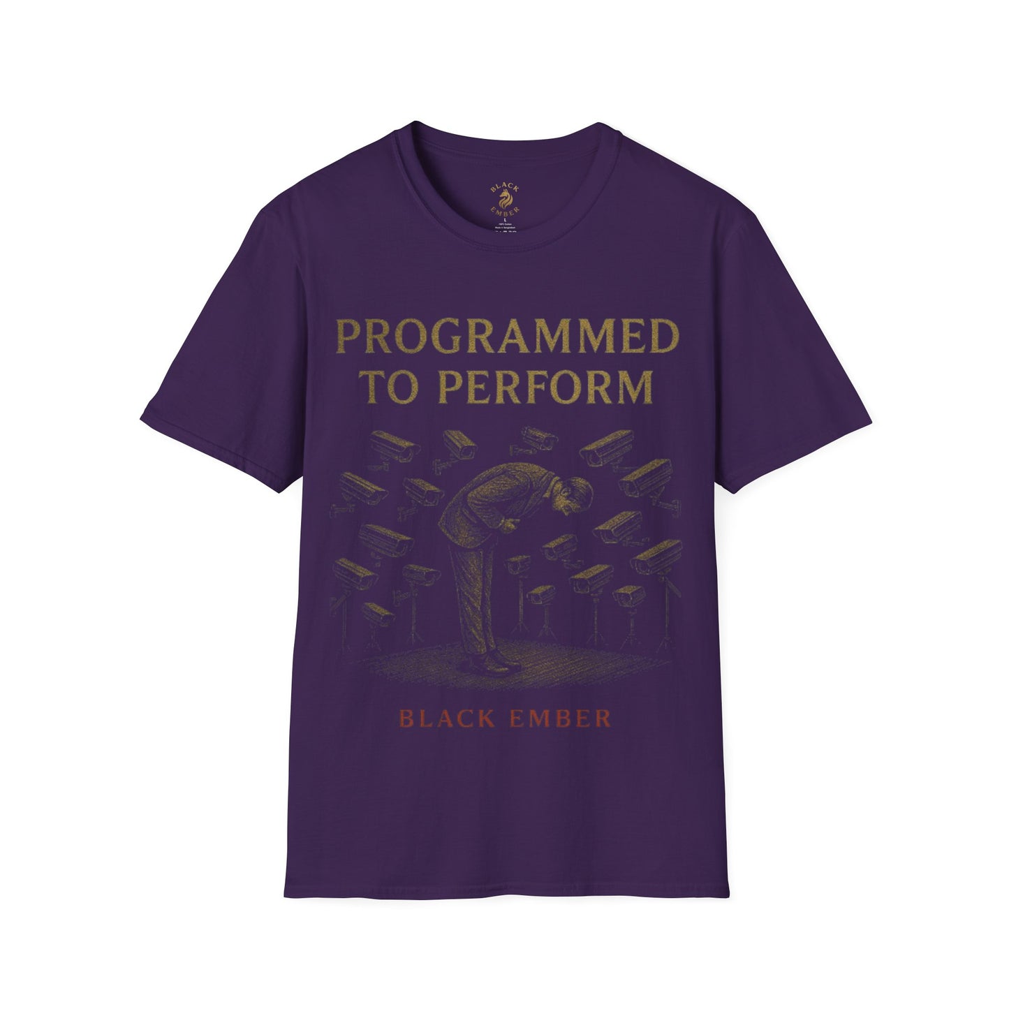 Programmed to Perform - Black Ember T-shirt