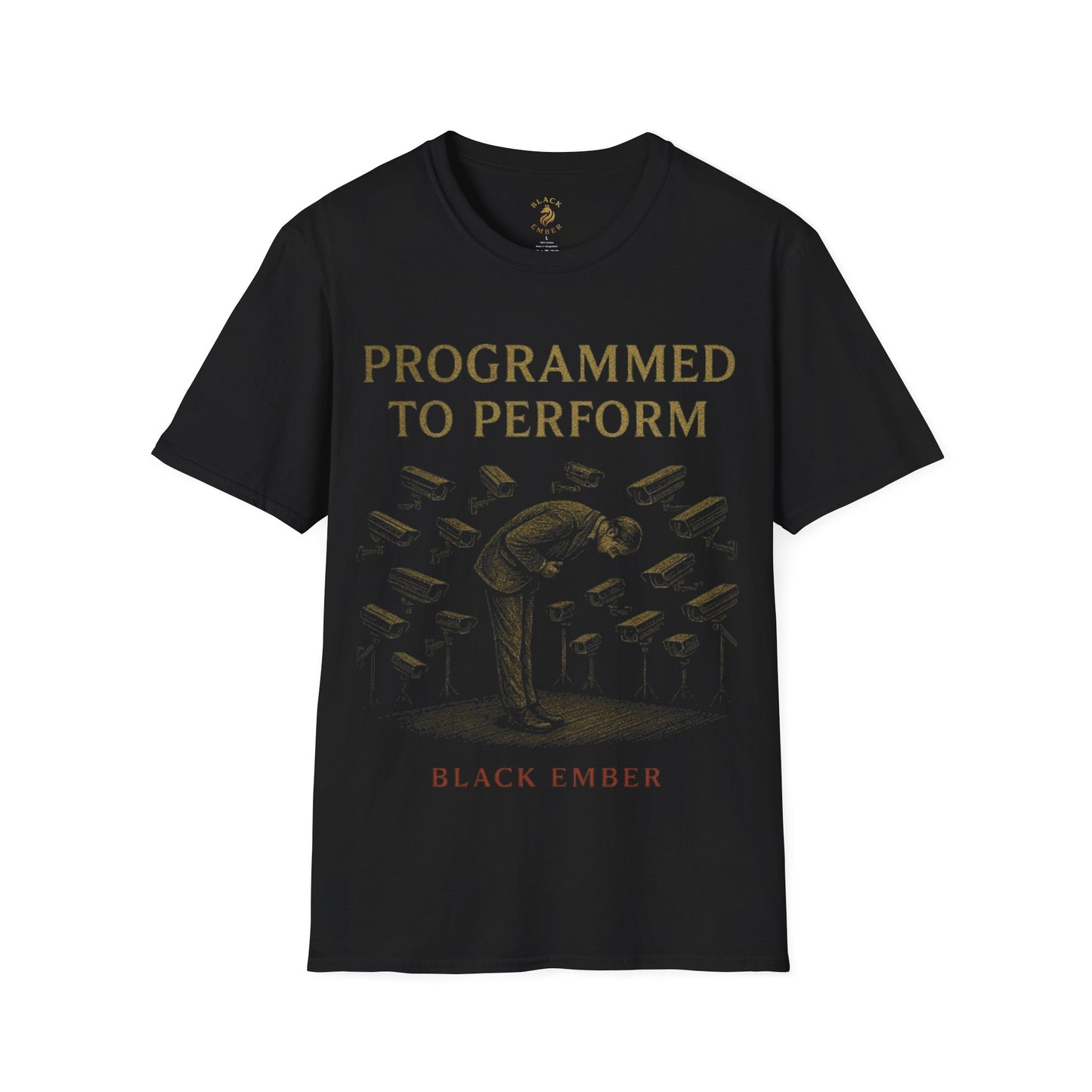 Programmed to Perform - Black Ember T-shirt