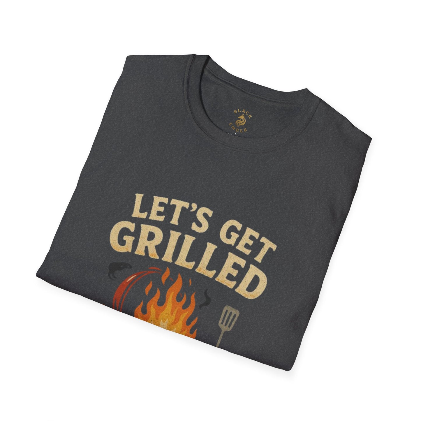 Let's Get Grilled - Black Ember T-shirt
