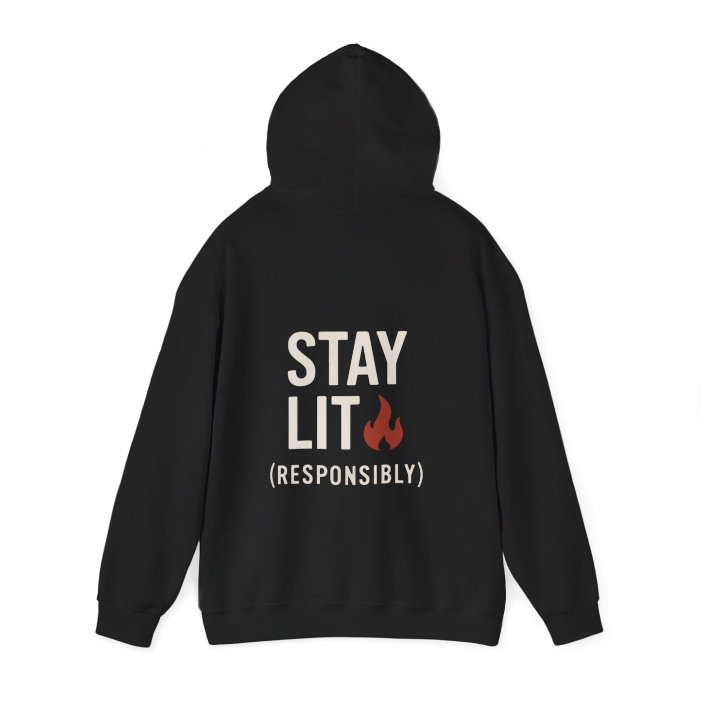 Black Ember Unisex Premium Hoodie - Stay Lit (responsibly)