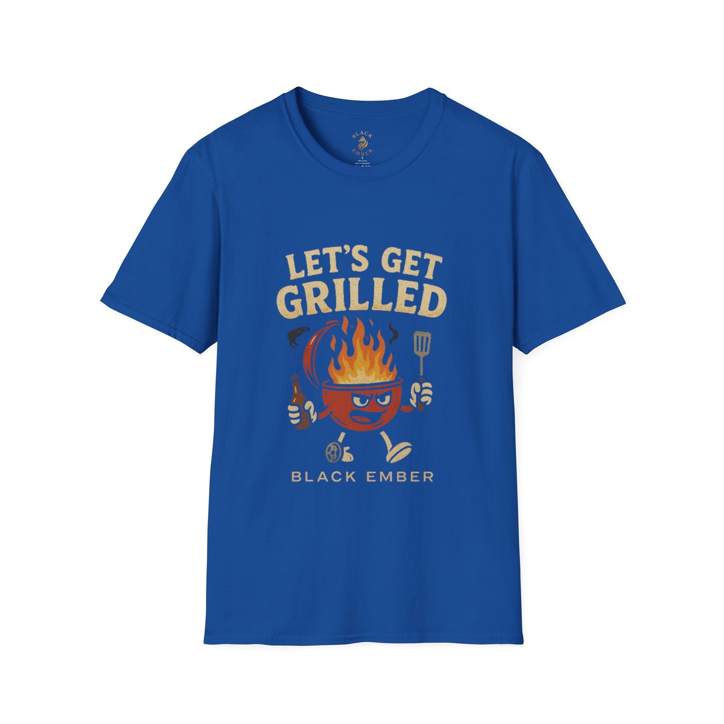 Let's Get Grilled - Black Ember T-shirt