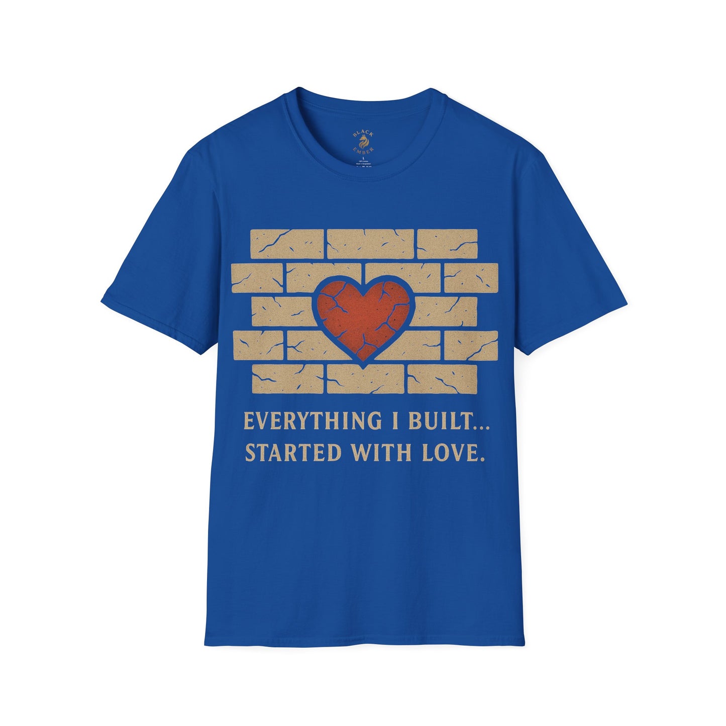 Heartfelt Love Unisex T-Shirt - Perfect for Birthdays, Anniversaries, Casual Wear, Gift for Loved Ones, Inspirational Tee
