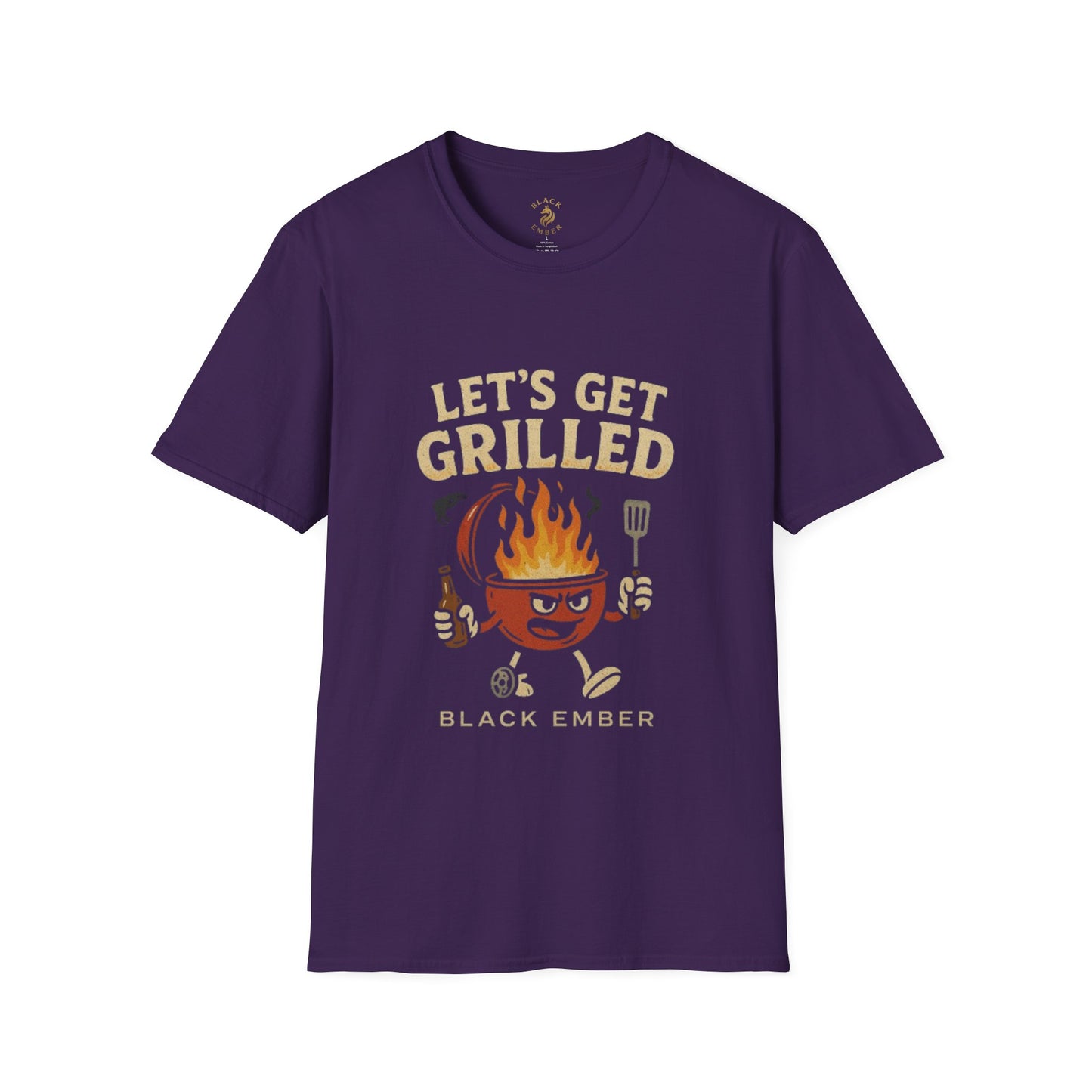 Let's Get Grilled - Black Ember T-shirt
