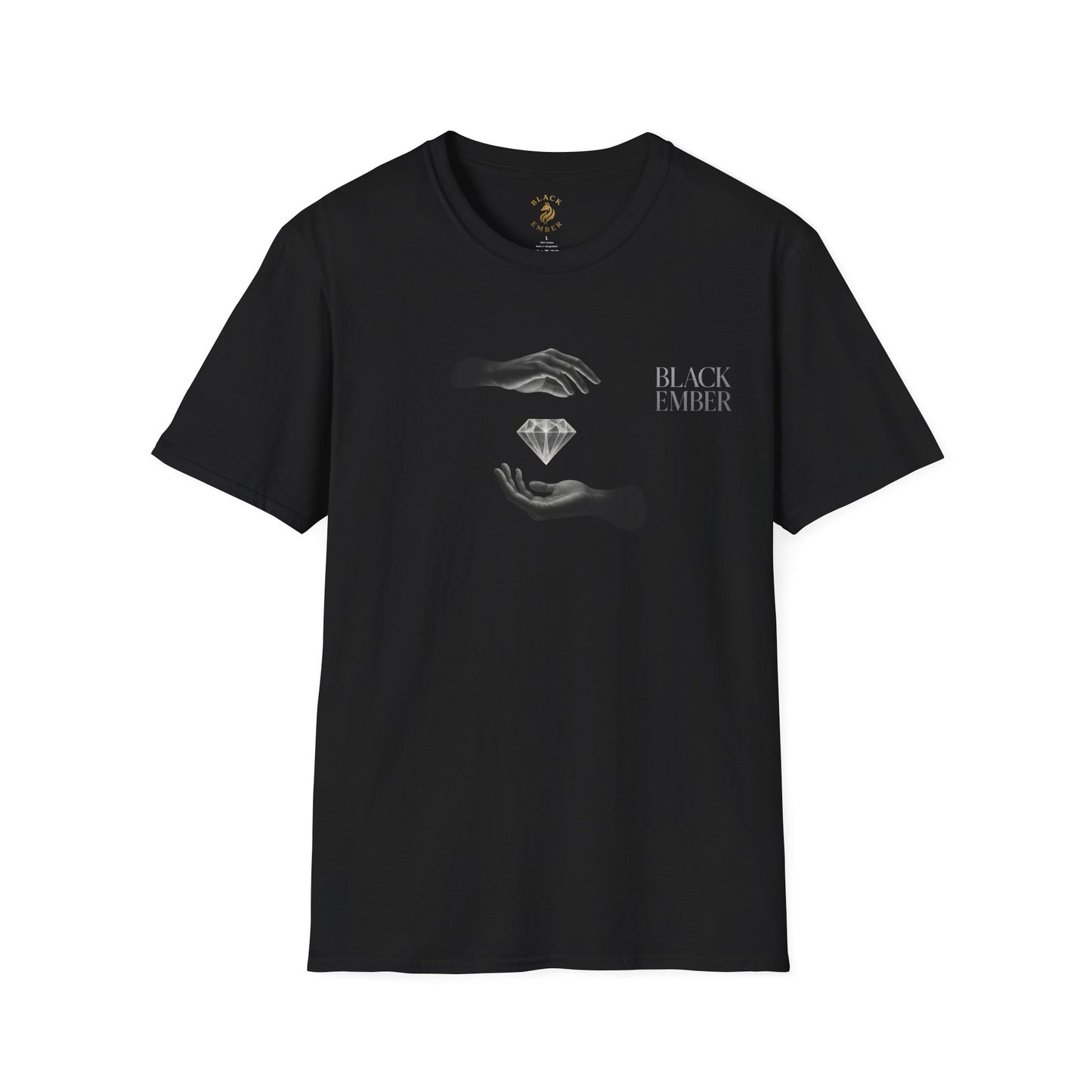 Black Ember - Diamond Unisex Softstyle T-Shirt |