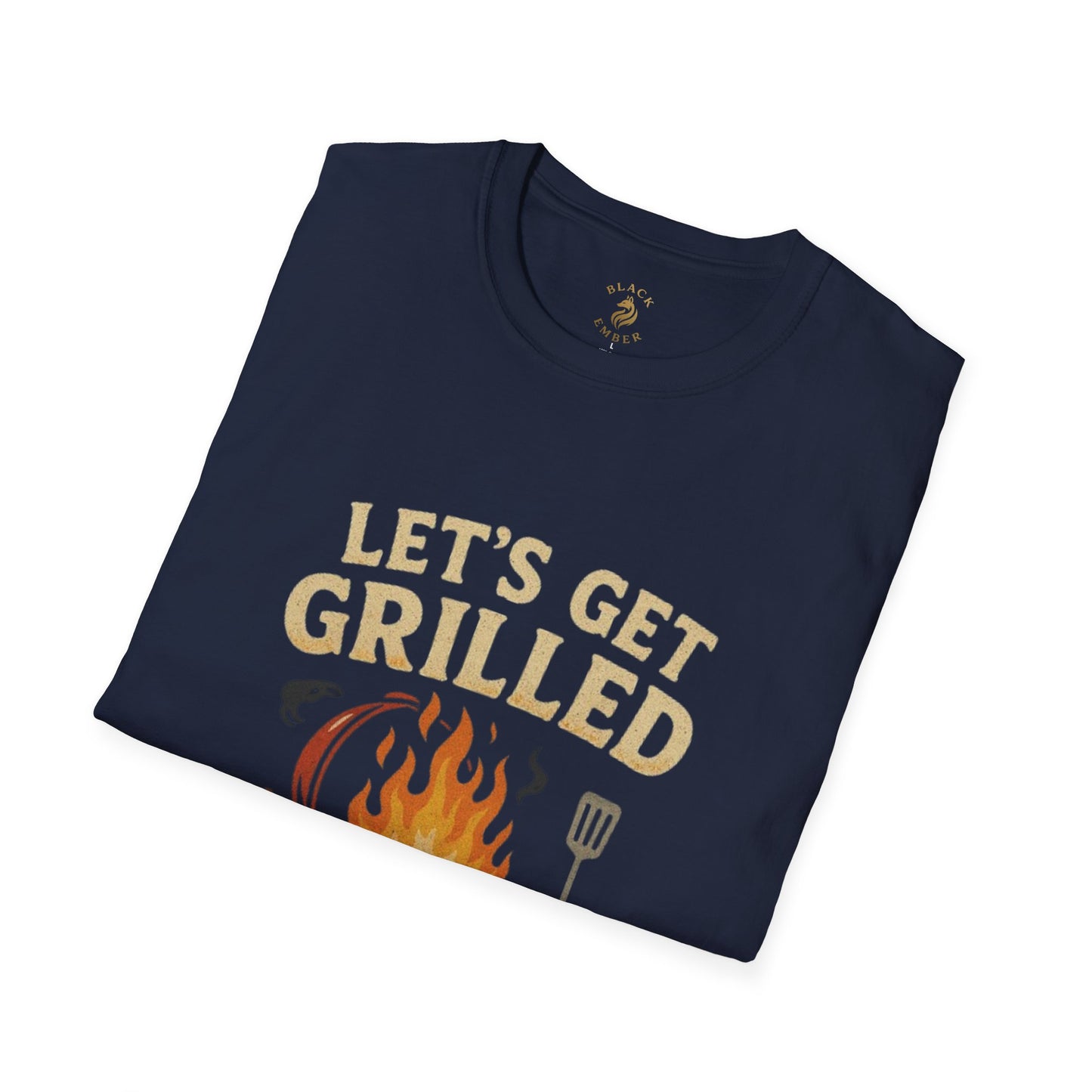 Let's Get Grilled - Black Ember T-shirt