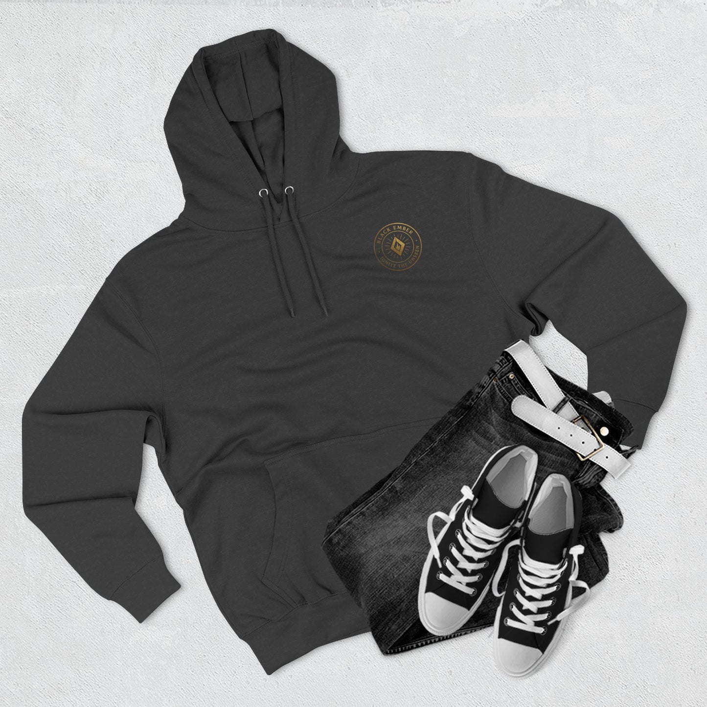 Three-Panel Hoodie - The Why Premium Hoodie