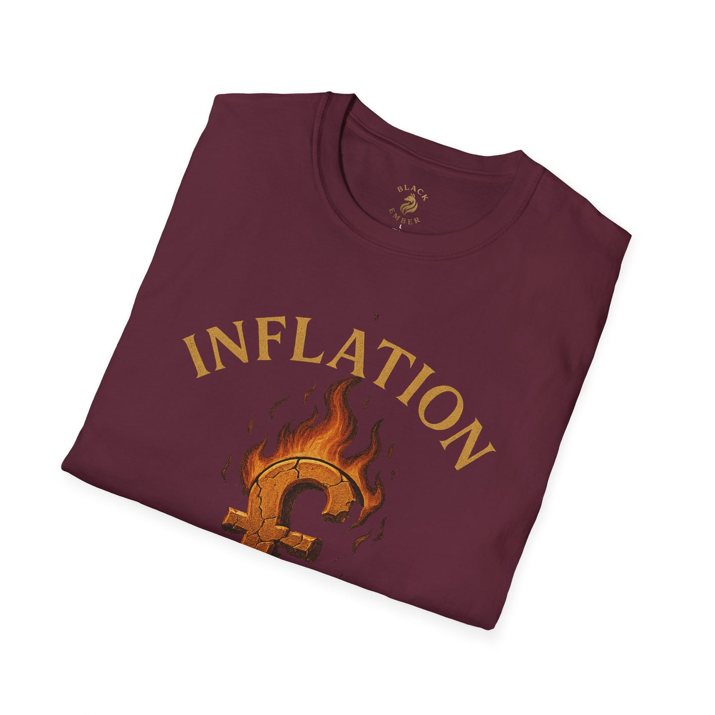 Inflation Ate My Dreams T-Shirt | Funny Graphic Tee, Unisex Softstyle Shirt, Casual Wear, Gift for Friends, Statement Apparel
