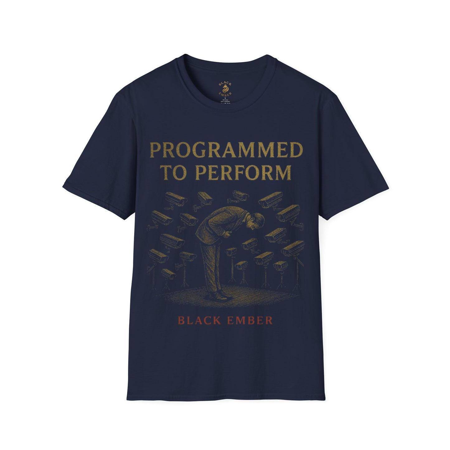 Programmed to Perform - Black Ember T-shirt