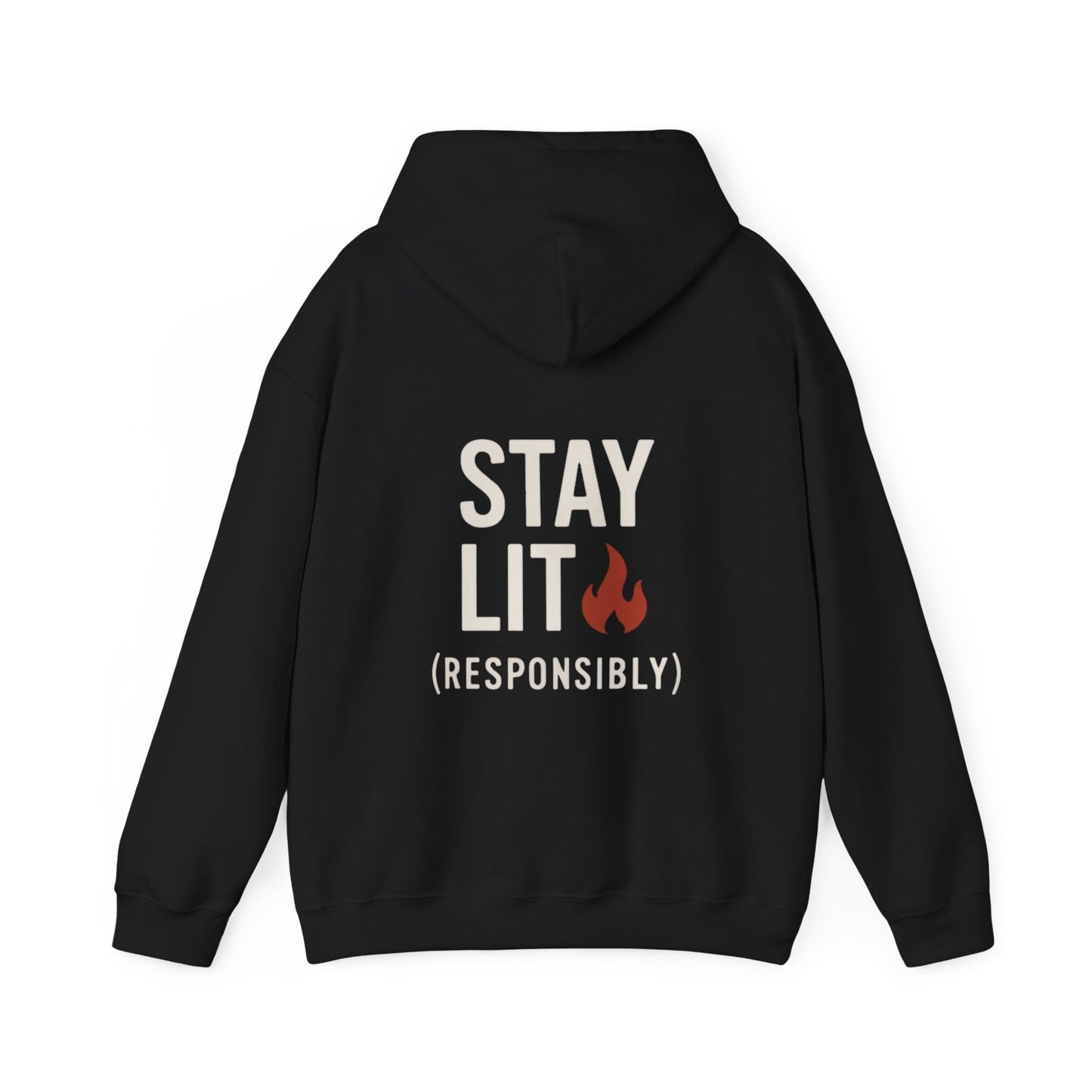 Black Ember Unisex Premium Hoodie - Stay Lit (responsibly)