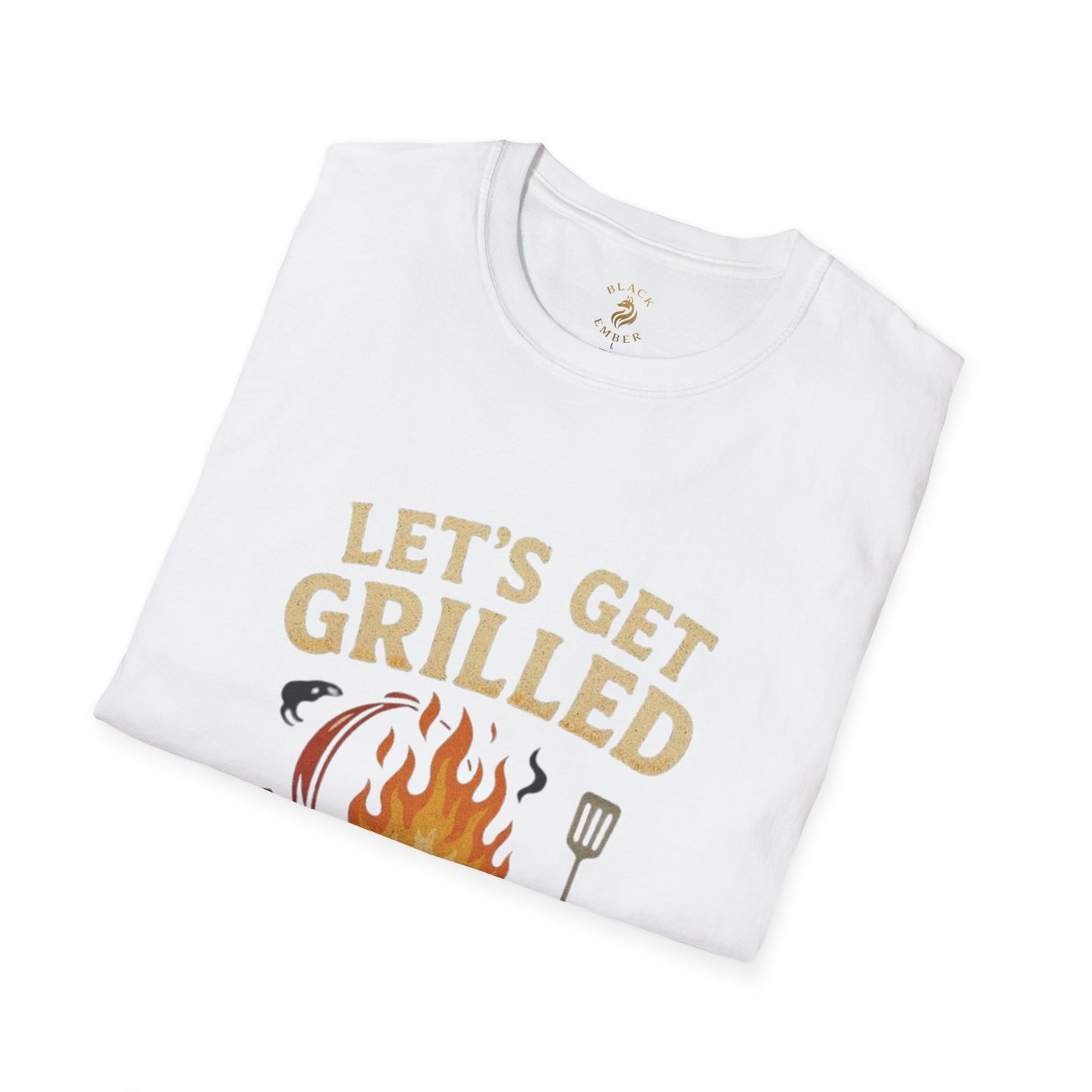 Let's Get Grilled - Black Ember T-shirt