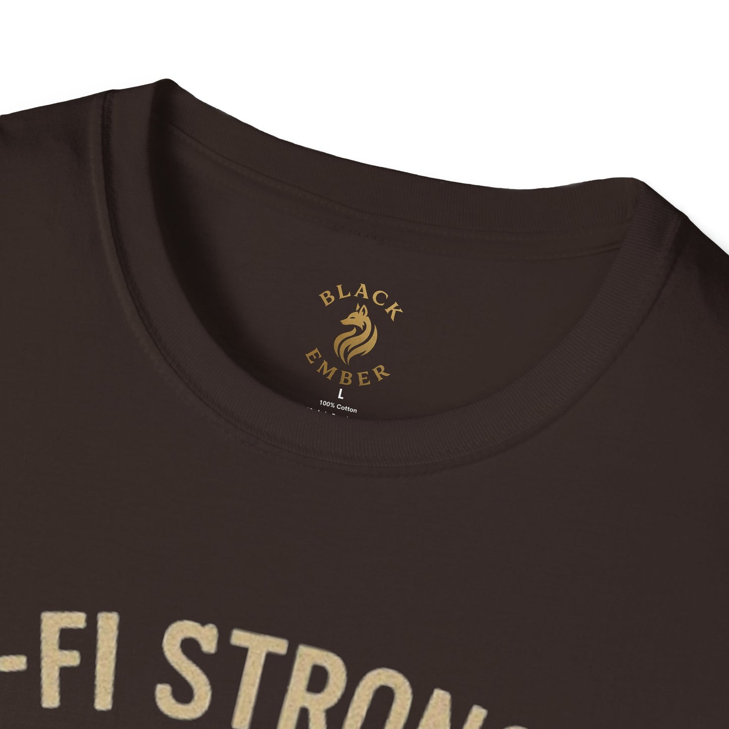 Wi-Fi Skeleton Black Ember T-Shirt