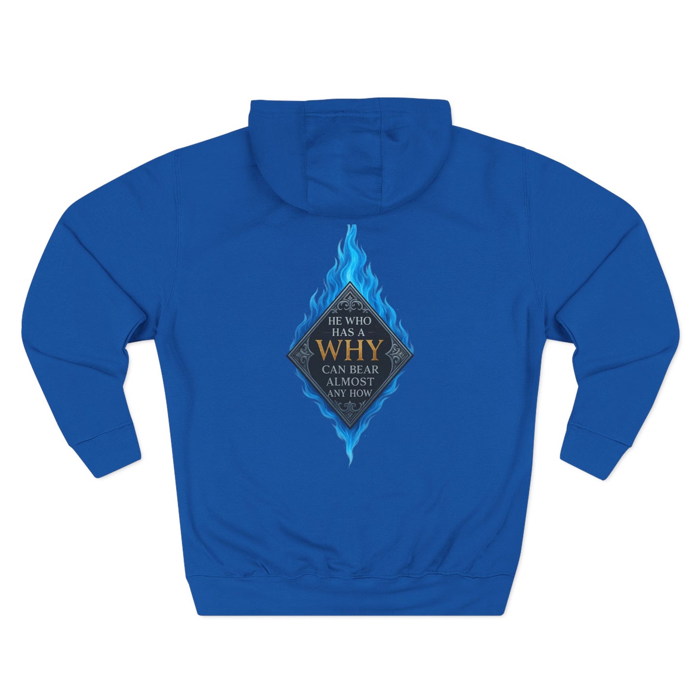 Three-Panel Hoodie - The Why Premium Hoodie