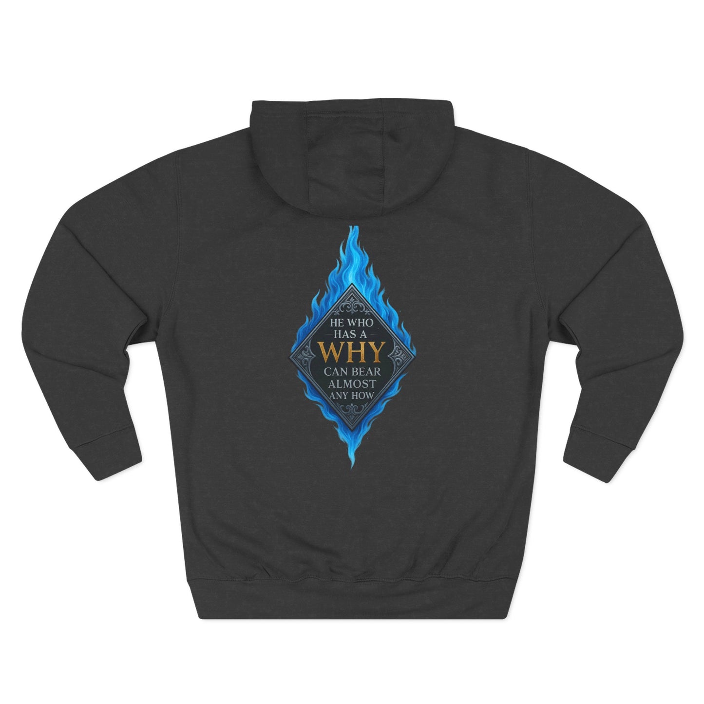 Three-Panel Hoodie - The Why Premium Hoodie