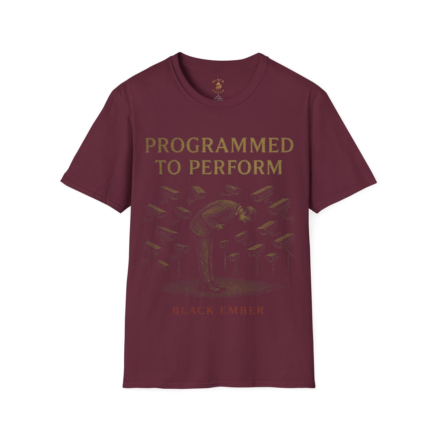 Programmed to Perform - Black Ember T-shirt
