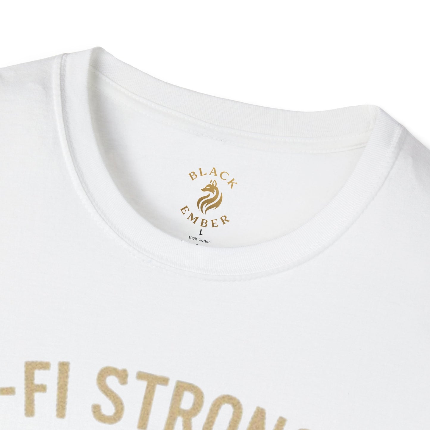 Wi-Fi Skeleton Black Ember T-Shirt