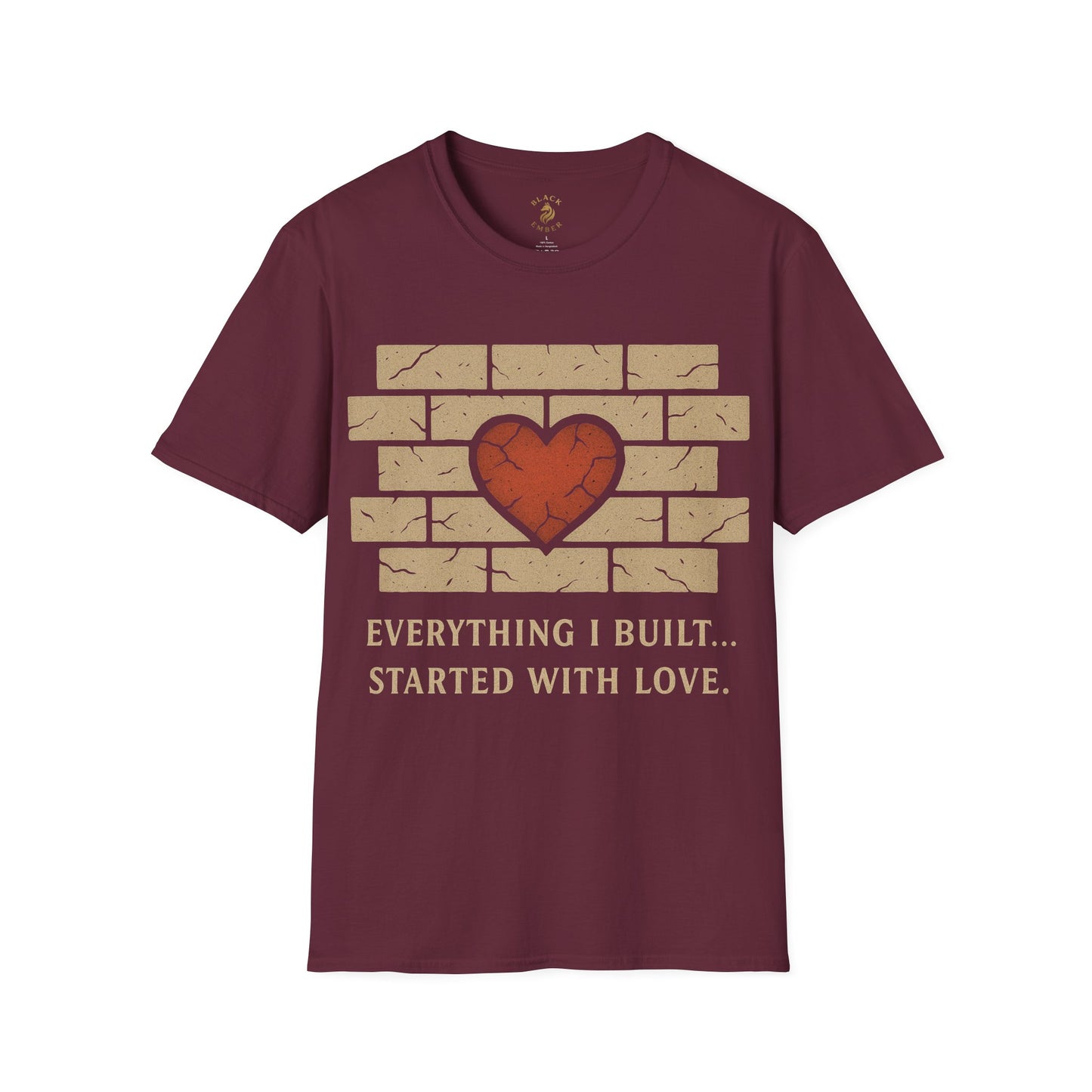 Heartfelt Love Unisex T-Shirt - Perfect for Birthdays, Anniversaries, Casual Wear, Gift for Loved Ones, Inspirational Tee
