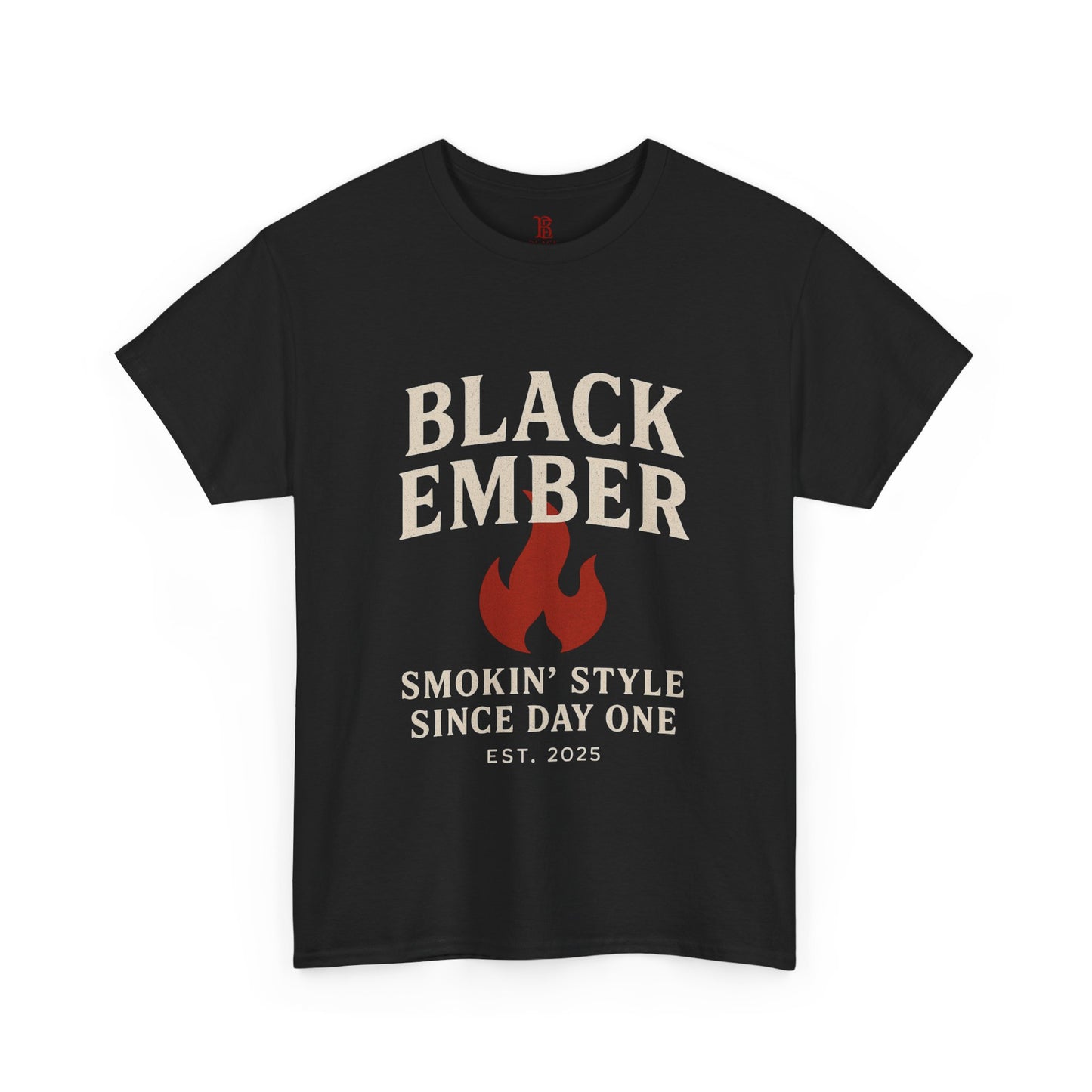 Smoky Style Unisex Tee | Black Ember Graphic Shirt, Casual Wear, Gift for Him, Streetwear, Summer Fashion, Trendy Outfit