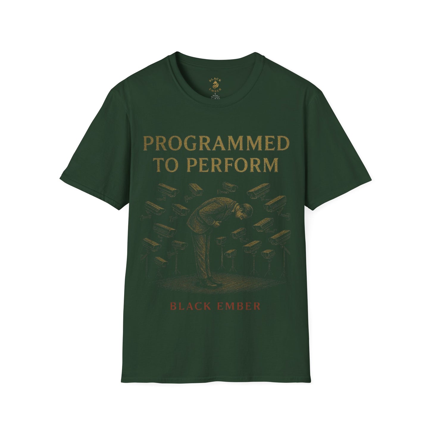 Programmed to Perform - Black Ember T-shirt