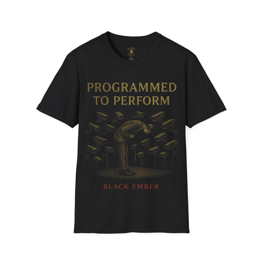 Programmed to Perform - Black Ember T-shirt