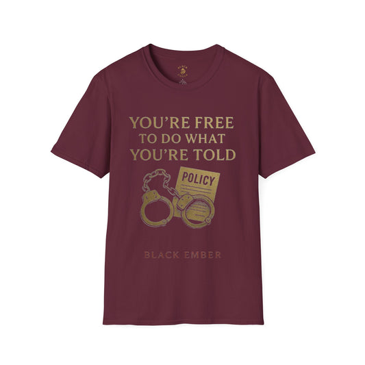 Sassy Graphic T-Shirt for Free Thinkers, Humor Tee, Statement Shirt, Gift for Friends, Everyday Wear, Quirky Quote Tee