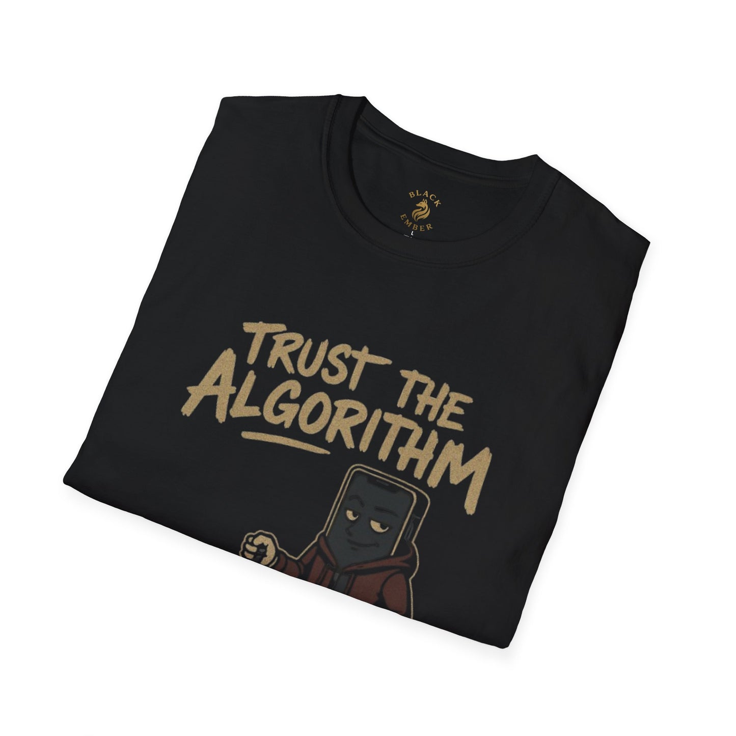 Trust the Algorithm Black Ember T-Shirt