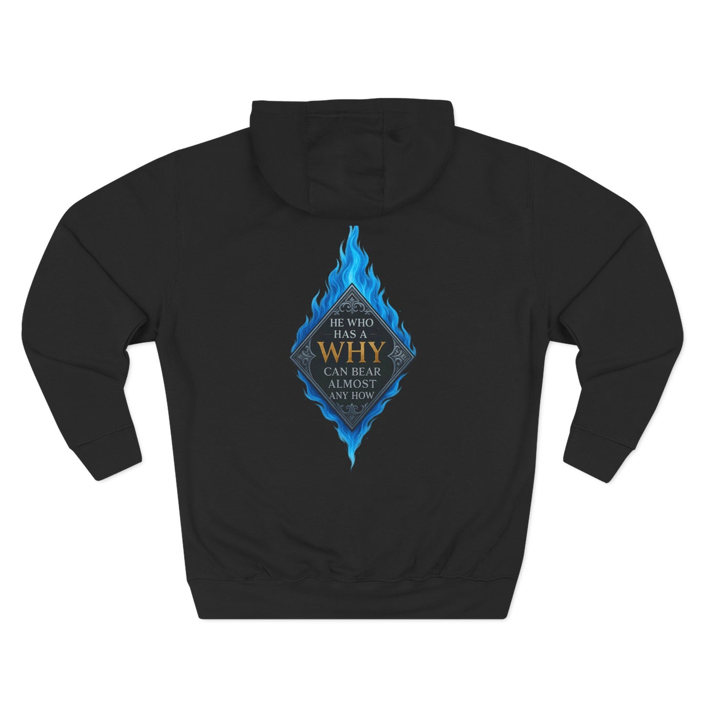 Three-Panel Hoodie - The Why Premium Hoodie