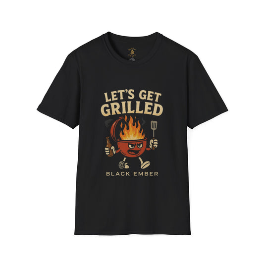 Let's Get Grilled - Black Ember T-shirt